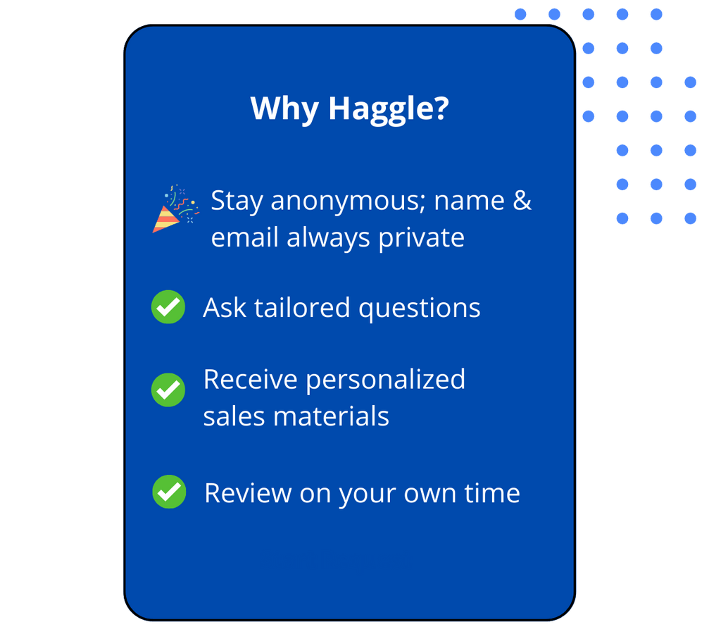 why haggle 
