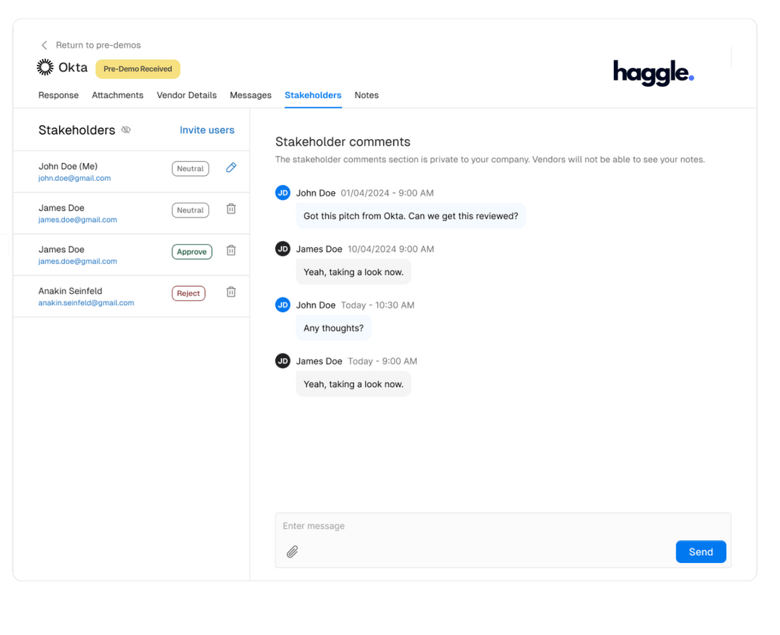 Heggle Haggle | Software Buyer Request